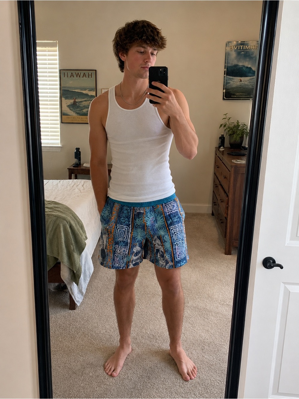 Retro 80’s/90’s Swim Trunks